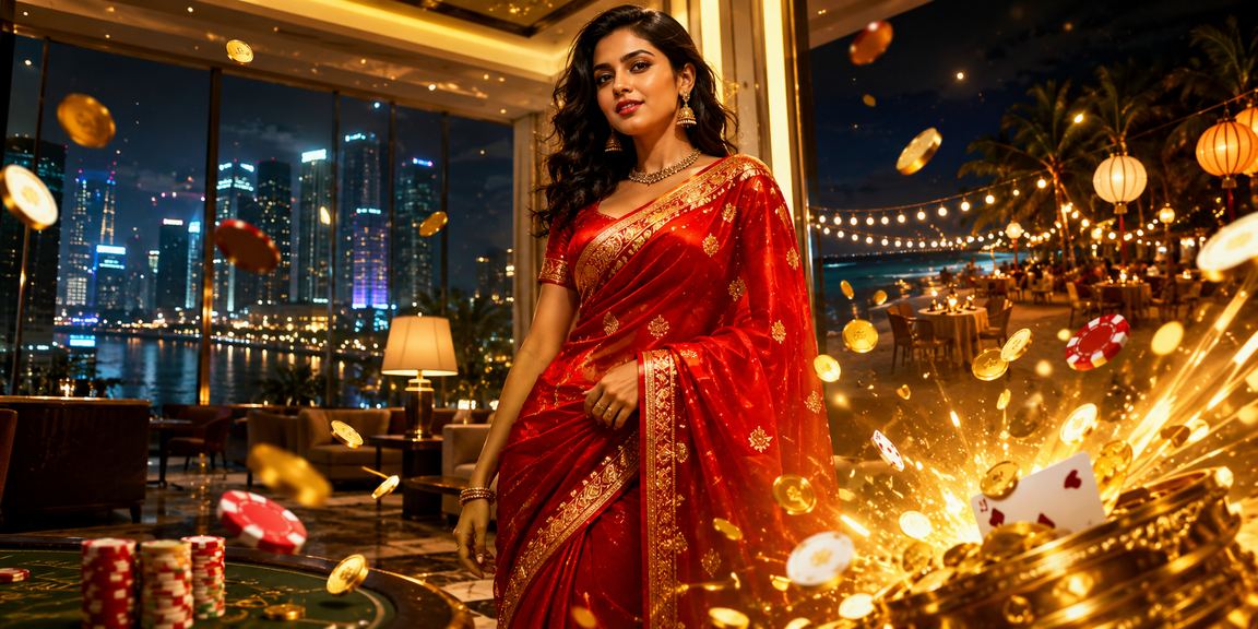 ঢাকায় শাড়ি পরে অনলাইন বেটিং গেমিং আধুনিক নারী